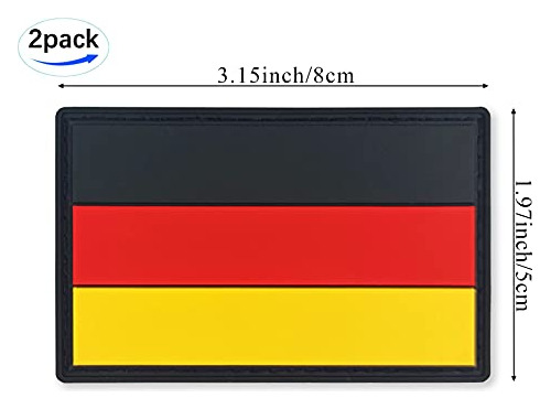 Parche Táctico Alemán Con La Bandera De Alemania De Jbcd, De