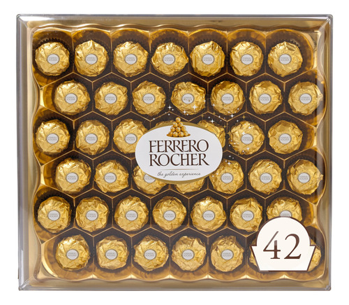 Ferrero Rocher Premium Gourmet Chocolate Con Leche Avellana,