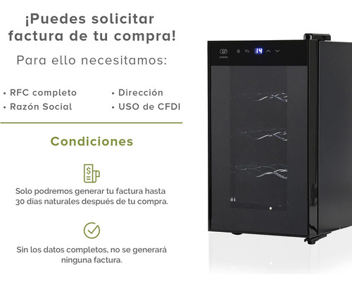 Cava Enfriadora Para 8 Bot Control Digital De Temperatura