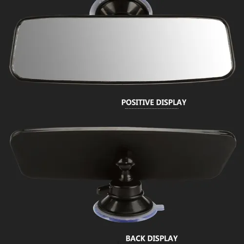 Espejo Retrovisor Para Coche Y Camión, Universal, Negro, Con
