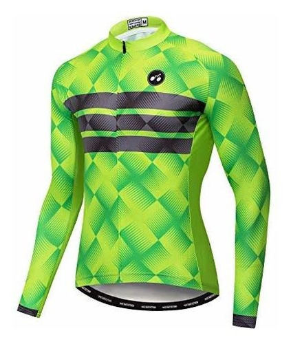 Men's Cycling Jersey Long Sleeve Sports Wear Bicycle Cycle B