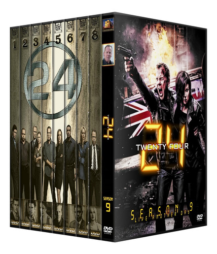 24 Hs Serie Completa Dvd - 9 Temporadas