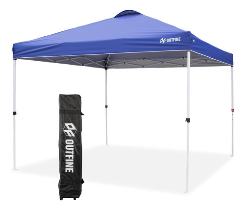 Toldo Plegable 3x3mts Outfine Azul Tienda Las Mercedes