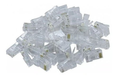 Plug Rj45 Categoria 5 Plastico X 100 Unidades