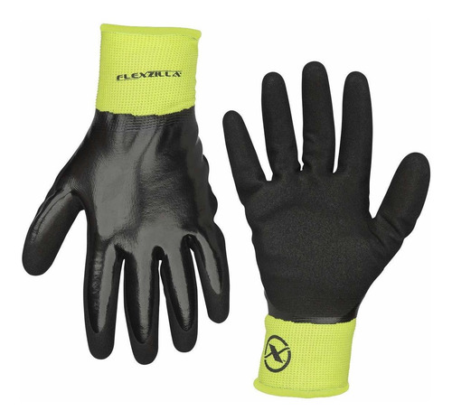 Inmersion Nitrilo Completo Color Negro Verde Zilla Talla Xl