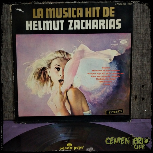 Helmut Zacharias Zacharias Plays The Hits - 1969 - Vinilo Lp