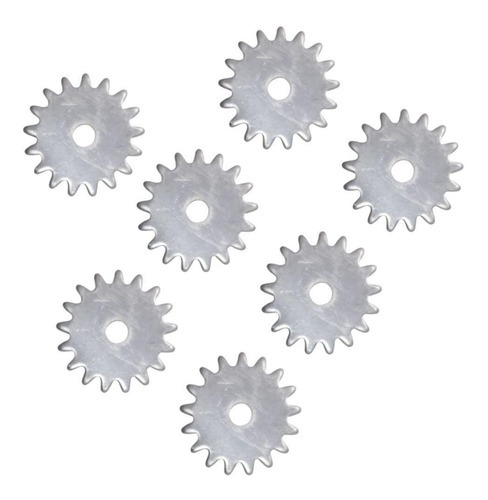 Coroas Engrenagem Espeto Inox Churrasqueira Giratória 7un