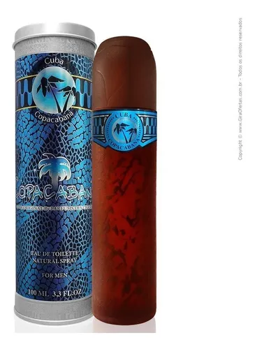 Perfume Cuba Copacabana 100ml Masculino - R$ 42,80