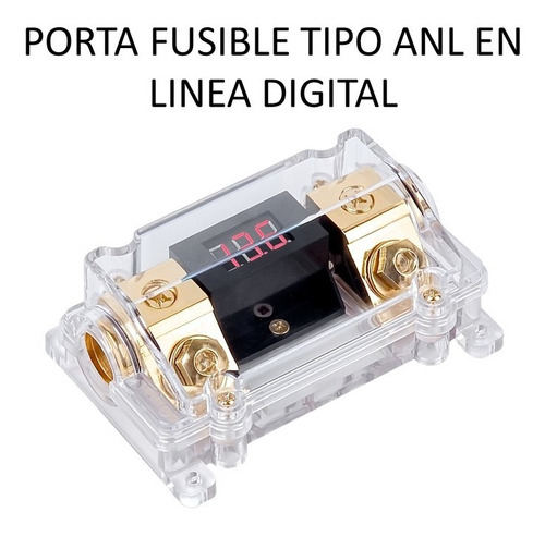 Porta Fusible Digital Corriente Anl Linea Cal 0/2 Danl4040g