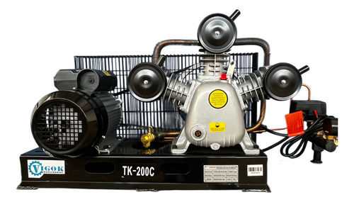 Compresor De Aire 200 Litros Motor 3.5hp 220v. Toyaki