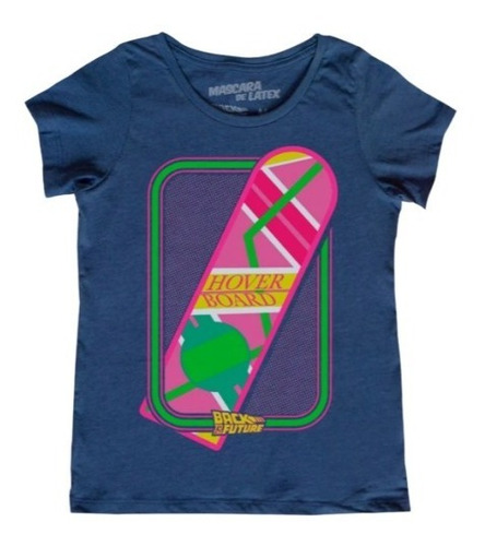 Imagen 1 de 4 de Hoverboard Mujer Playera Volver Al Futuro