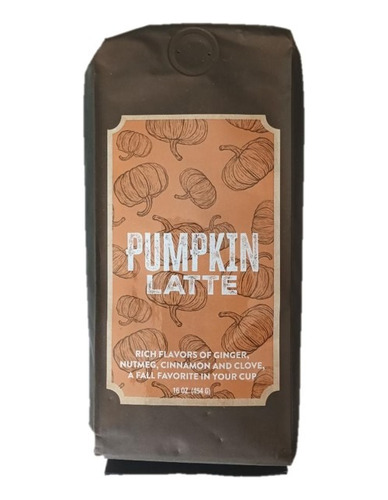 Café Molido Gourmet Pumpkin Latte Grande Kaffee 454g Import