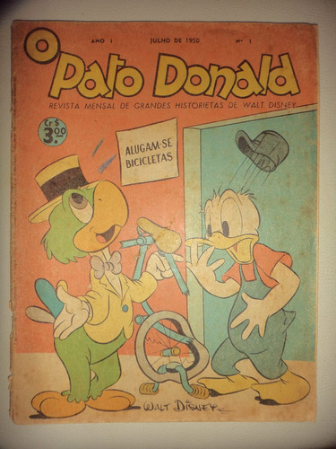 O Pato Donald 1 Fac Simile 2010 Editora Abril Frete Gratis