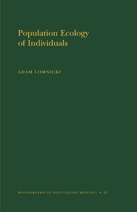 Libro Population Ecology Of Individuals. (mpb-25), Volume...