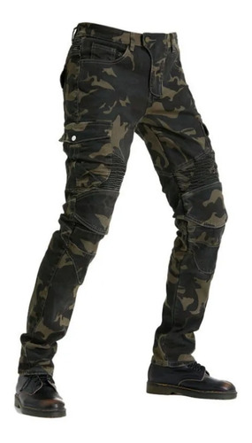 Pantalon Jean Para Moto, Skate O Patin Con Protecciones .