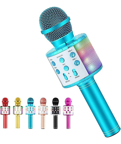 Micrófono De Karaoke Con Cambio De Voz Para Niños, Micrófono