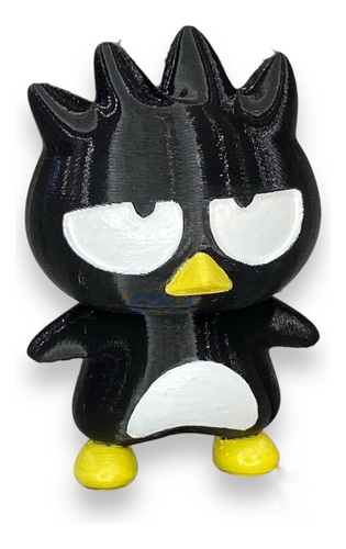 Badtz Maru Pingüino  Figura 3d Pla Sanrio Kuromi Kitty Cinna