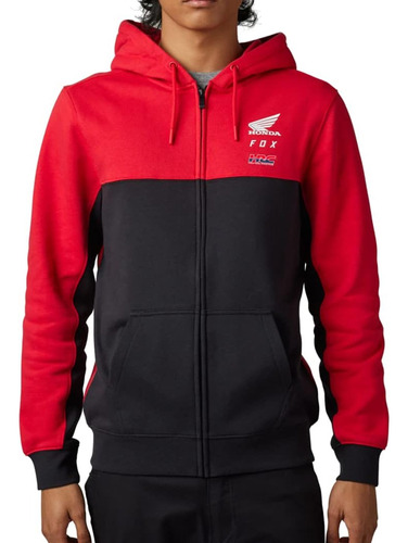 Campera Fox Oficial Honda Hrc Urbana Con Polar