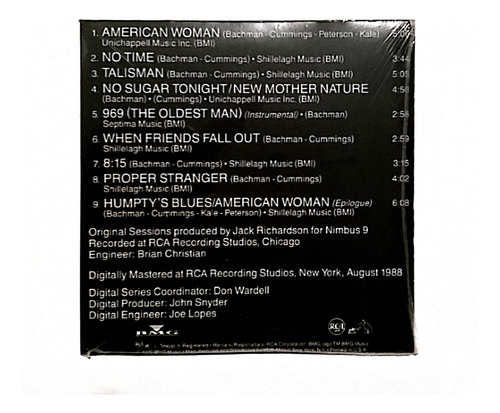 The Guess Who Cd: American Woman ( Simil Vinilo - U S A ) Estándar