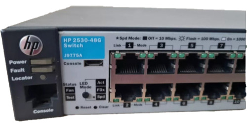 Switch Hp 2530-48g J9775a Gigabit 48 Puertos + 4 Puertos Sf (Usado)