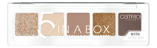 5 In A Box Minipaleta De Sombras De Ojos Golden Nude Look