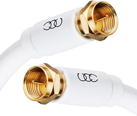 El Cable Coaxial Estafadores Triples Blindaje Cl3 En La Pare