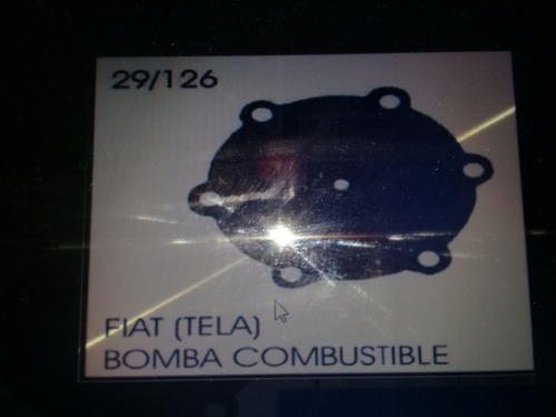  Tela Diafragma Bomba Combustible Fiat 6 Agujeros  Fiat 