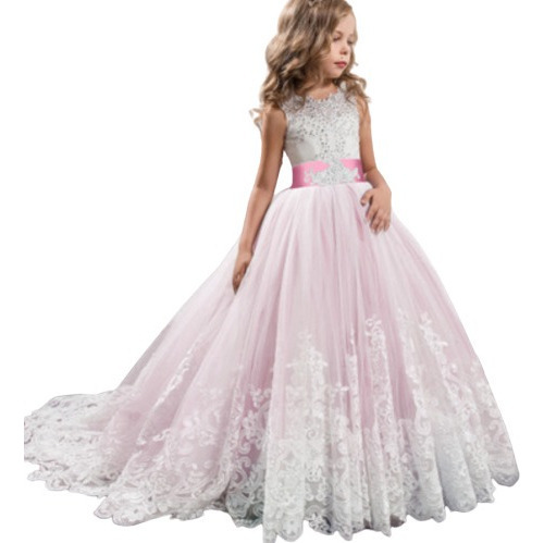 Vestido De Novia Para Niña, Vestido De Princesa En Color