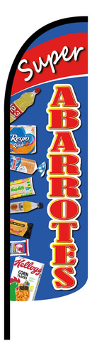 Bandera Publicitaria Quesos (4x1) Completa