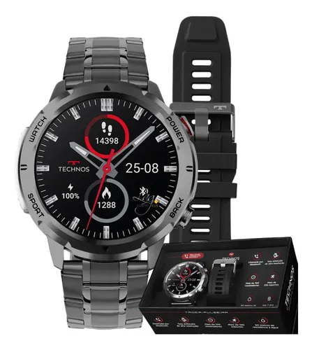 Relógio Smartwatch Technos Connect Sports Call Troca Pulseir