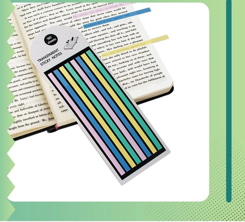 Post It Strips Notas Adhesivas Para Destacar Texto Sin Rayar