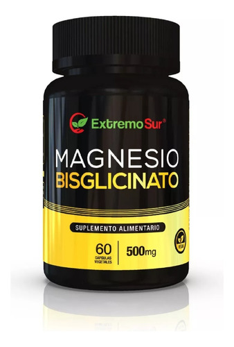 Magnesio Bisglicinato 60 Caps 500mg Extremo Sur