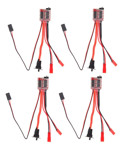 4 Piezas 20a Controlador De Motor De Cepillo Esc Para Co [u]