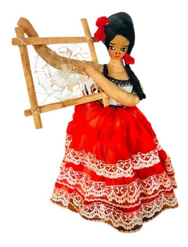 Antigua Muñeca Trajes Tradicionales Paraguay