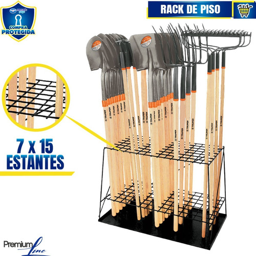 Rack De Piso Para Herramientas De Mango