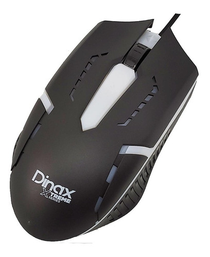 Imagen 1 de 5 de Mouse Gamer Dinax Óptico Retroiluminado Usb Luz Led Colegio