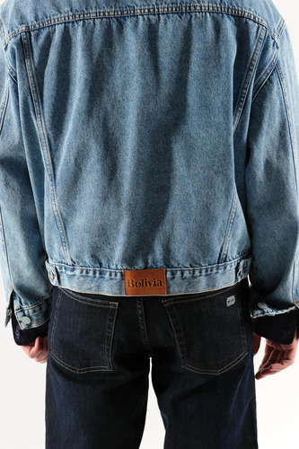 Campera De Jean Bolivia Lancaster Azul I25