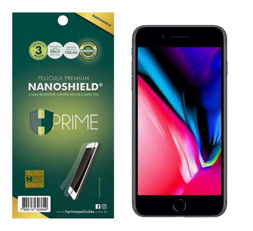 Imagem 1 de 3 de Película Hprime Nanoshield iPhone 7 Plus E 8 Plus Original