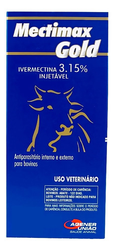 Mectimax Gold Ivermectina 3,15% Injetável 1 Litro