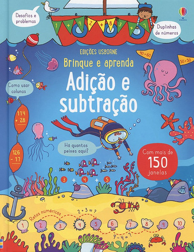 Adição e subtração, de Dickins, Rosie. Editora Brasil Franchising Participações Ltda, capa dura em português, 2018
