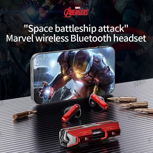 Auriculares Bluetooth Marvel Spider-man Iron Man Bluetooth 5