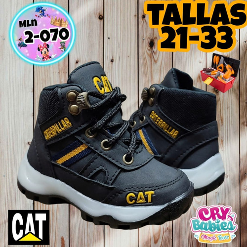 Hermosas Botas Para Niñas Y Niños Estilo Cat/ 21 Al 33