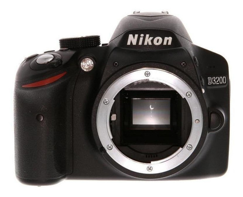  Nikon Professional D3200 DSLR color  negro