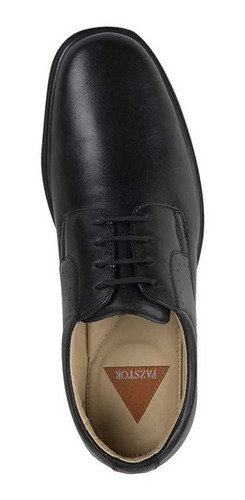 Zapatos Hombre Casual Clasico Negros Calzado Pazstor 1210 