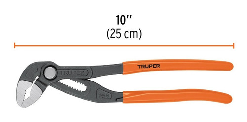 Pinza Extension 10'' Mango Pvc Ajustable Truper 102483