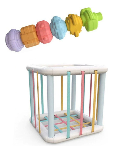 Juguete Didactico Cubo Bebe Infantil Estimulacion Educativo