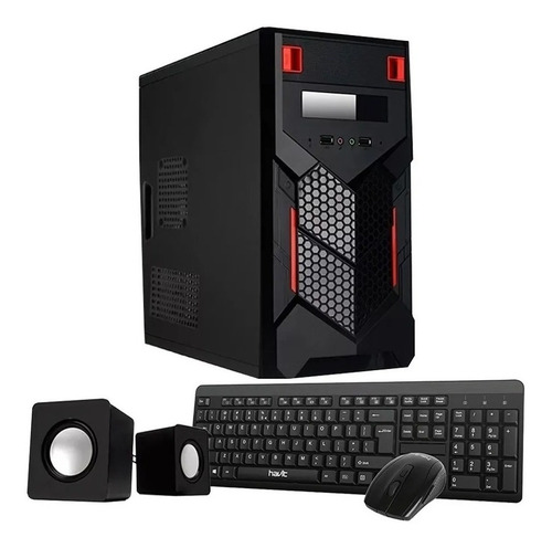 Imagen 1 de 1 de Combo De Pc - Cpu Corneta Teclado Y Mouse - Celeron