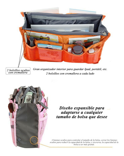Bolsa De Viaje Organizador Multifuncional Neceser 10 Colores