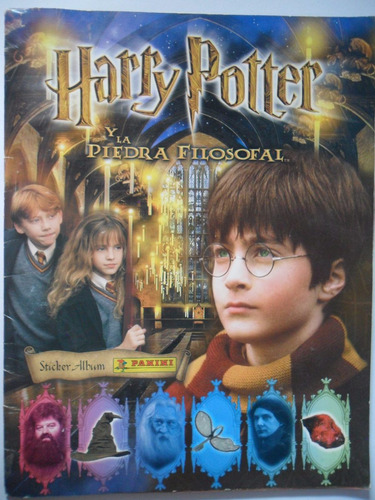 Album De Figuritas Harry Potter Y La Piedra Filosofal Lujo./