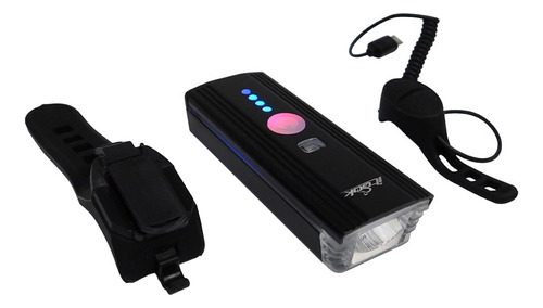 Luz Delantera Itook 300 Lumens Con Pito Para Bicicleta